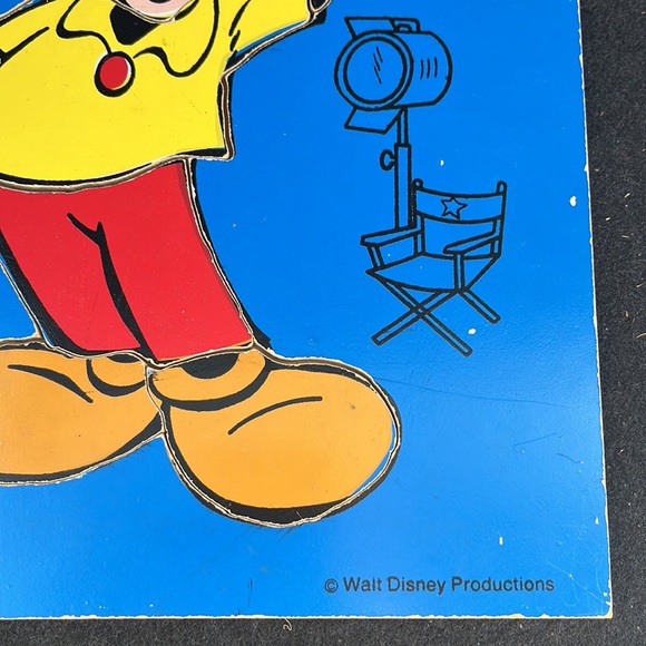 Vintage Disney Playskool Puzzle Mickey Mouse - Picture 4 of 5